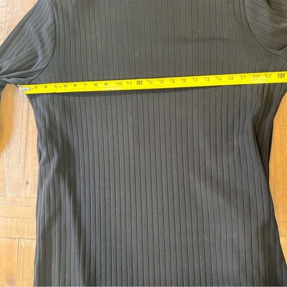 Misook Textured Black Duster Jacket 1X Vintage Cardigan 90’s Open Front Casual - Picture 8 of 11